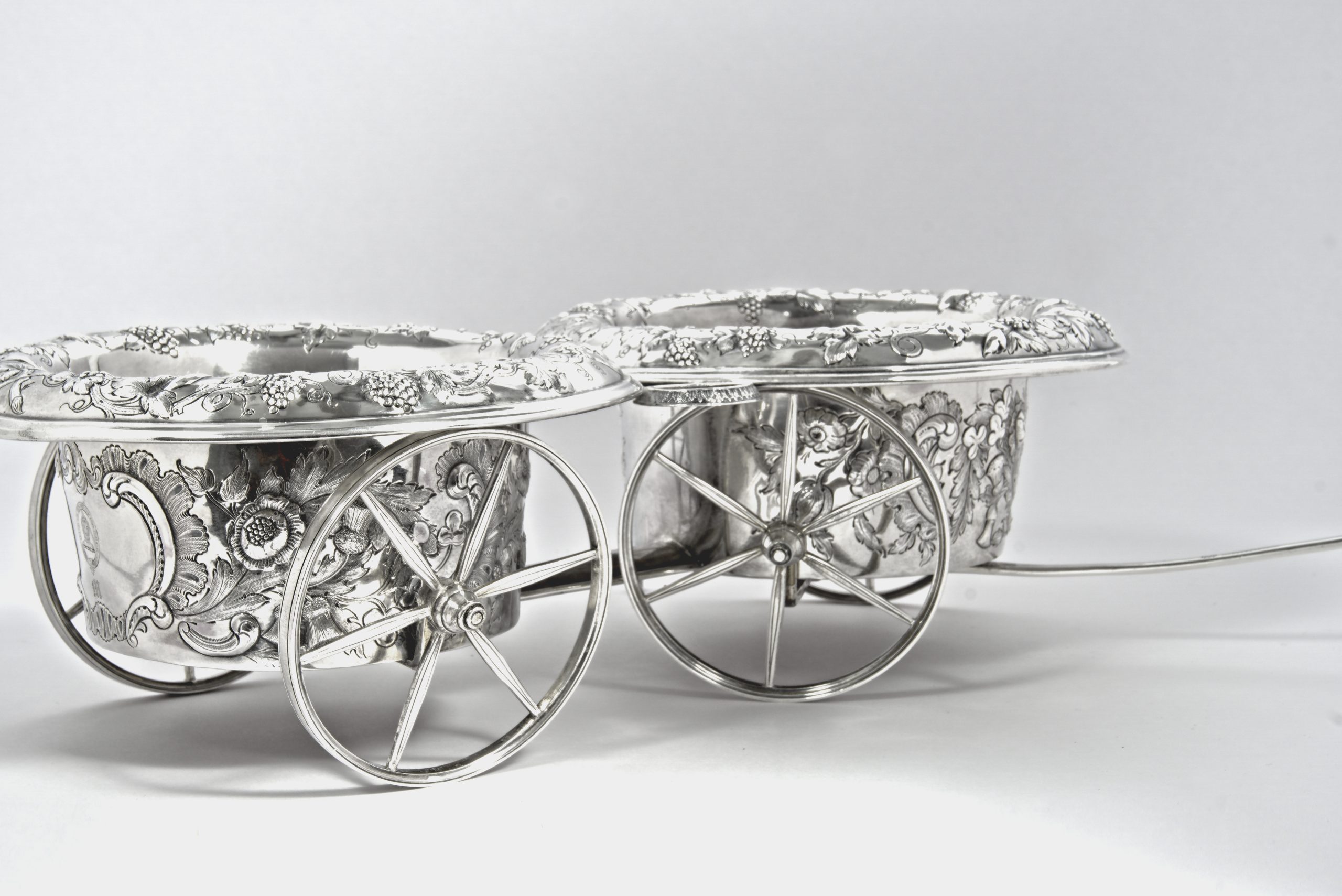 Silver Wine Wagon - Image 3