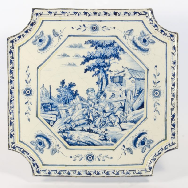 Delftware plaque
