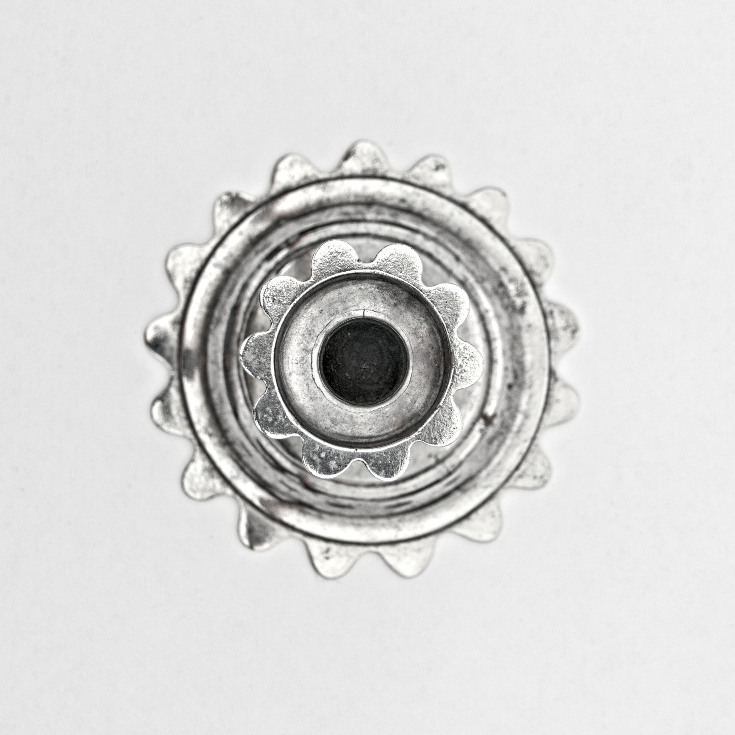Pair of Steel Tapersticks - Image 5