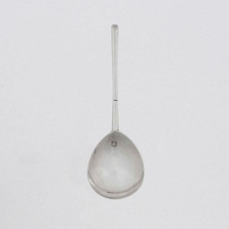 Image of an English silver spoon